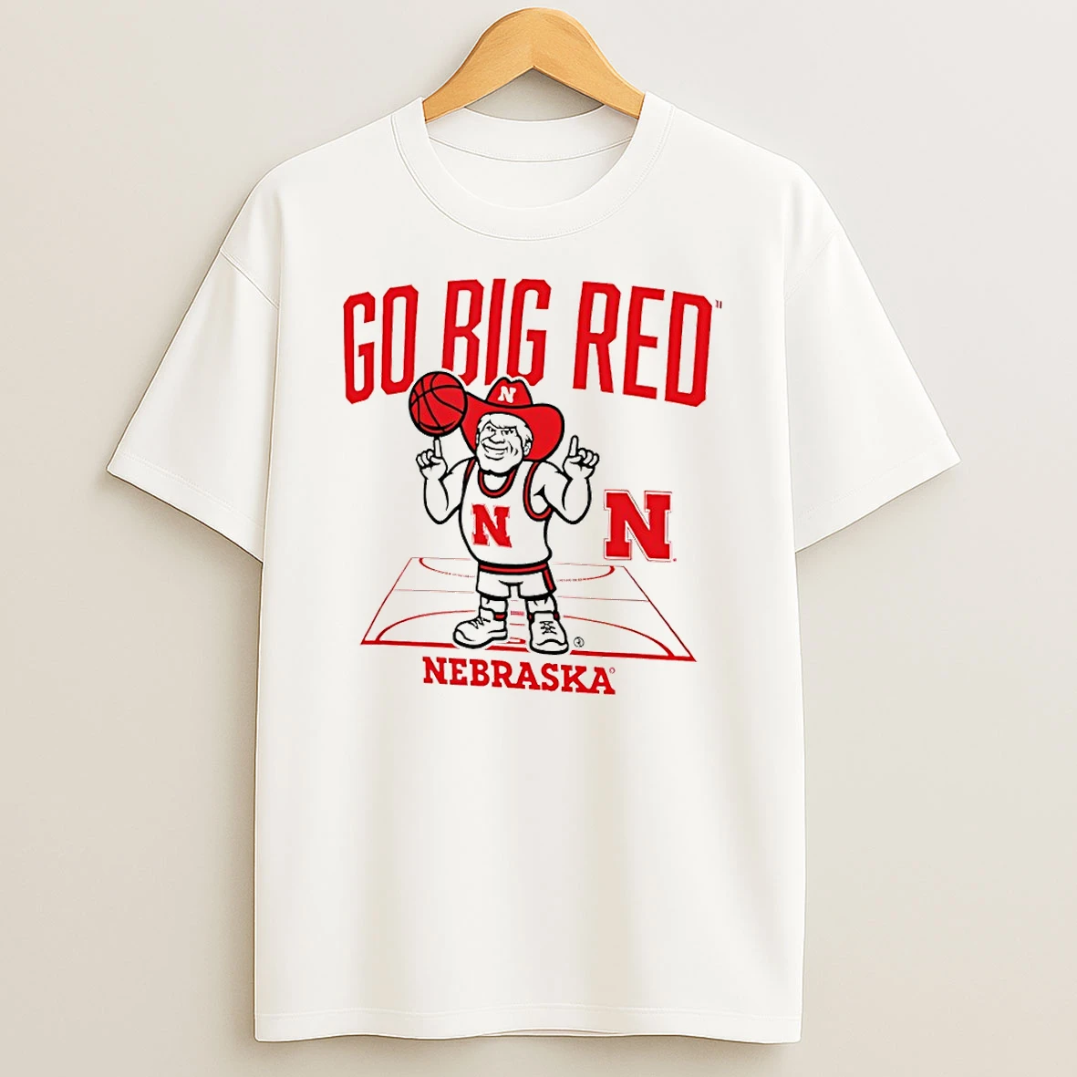 Nebraska Basketball Pba Go Big Red T Shirt