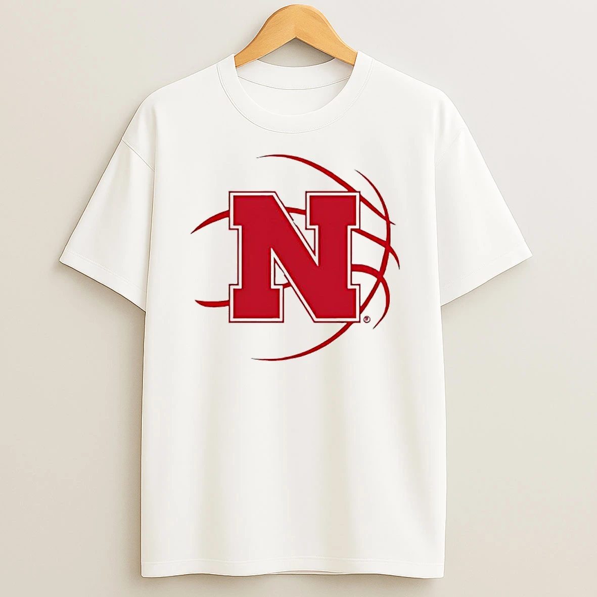 Nebraska Basketball Logo T Shirt