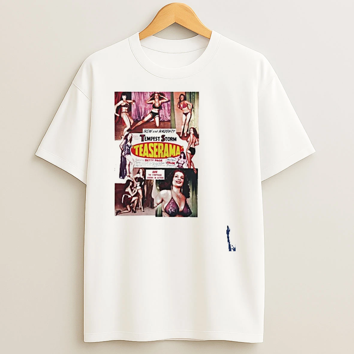 New And Naughty Tempest Storm Teaserama T Shirt