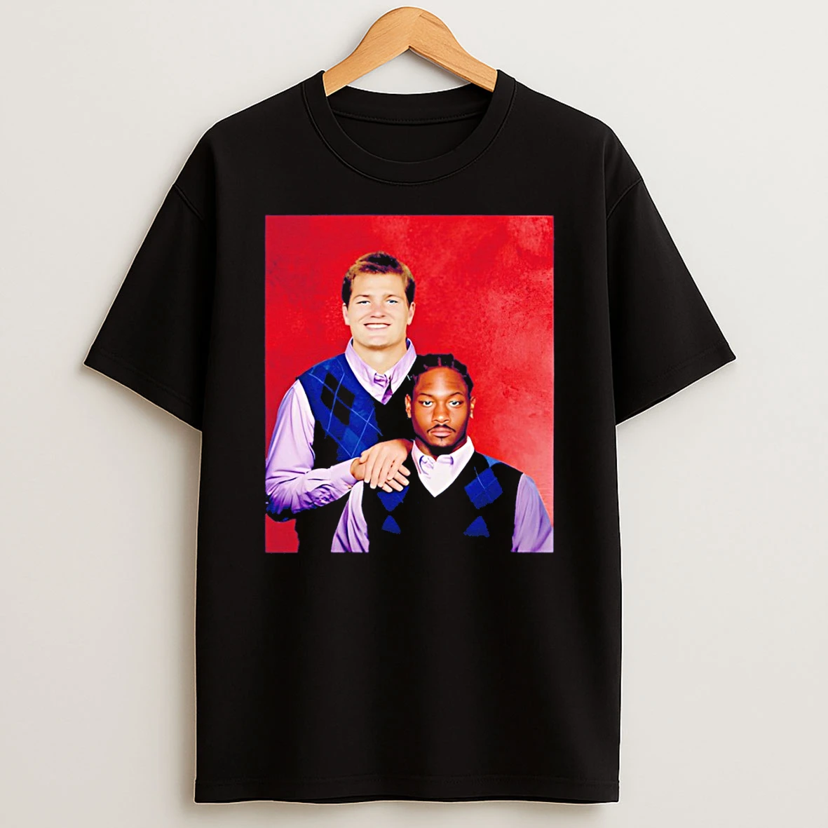 New England Football Drake Maye And Stefon Diggs Stepbrothers Parody T Shirt