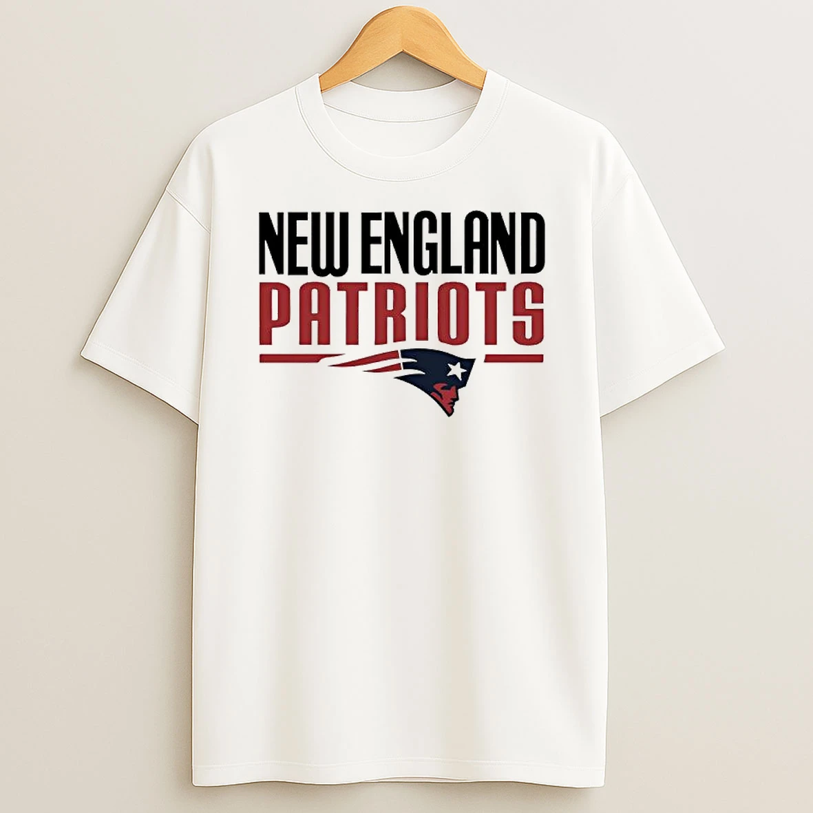 New England Football Retro Mascot T Shirt