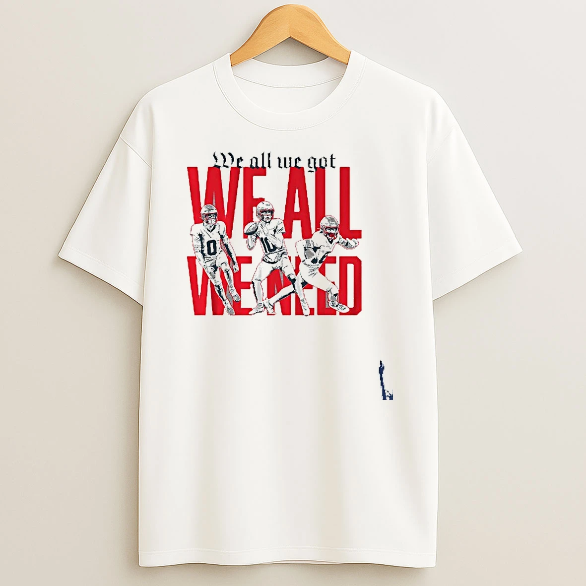 New England Football We All We Got We All We Need Afc Championship T Shirt