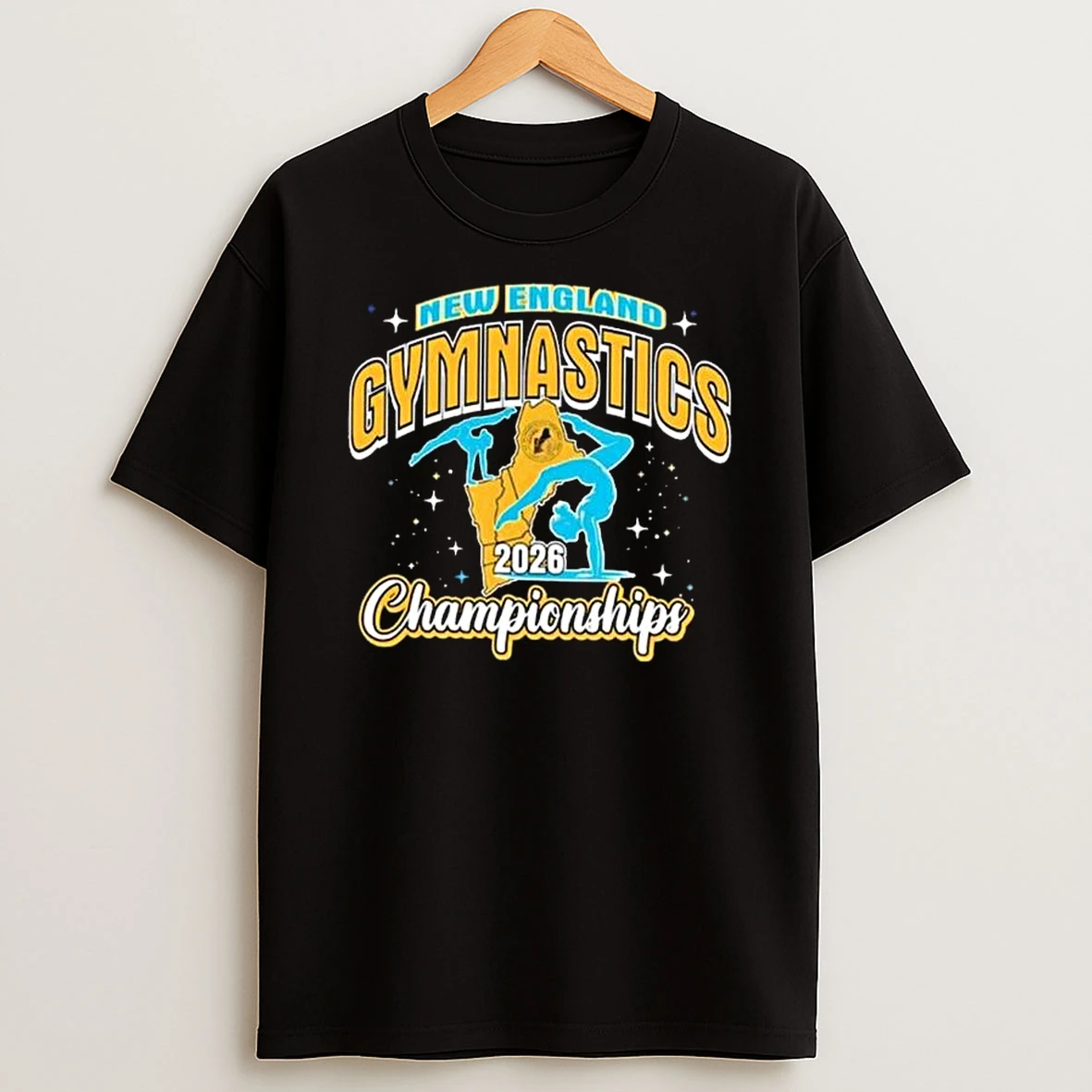 New England Necsspa Gymnastics Championships 2026 Logo T Shirt