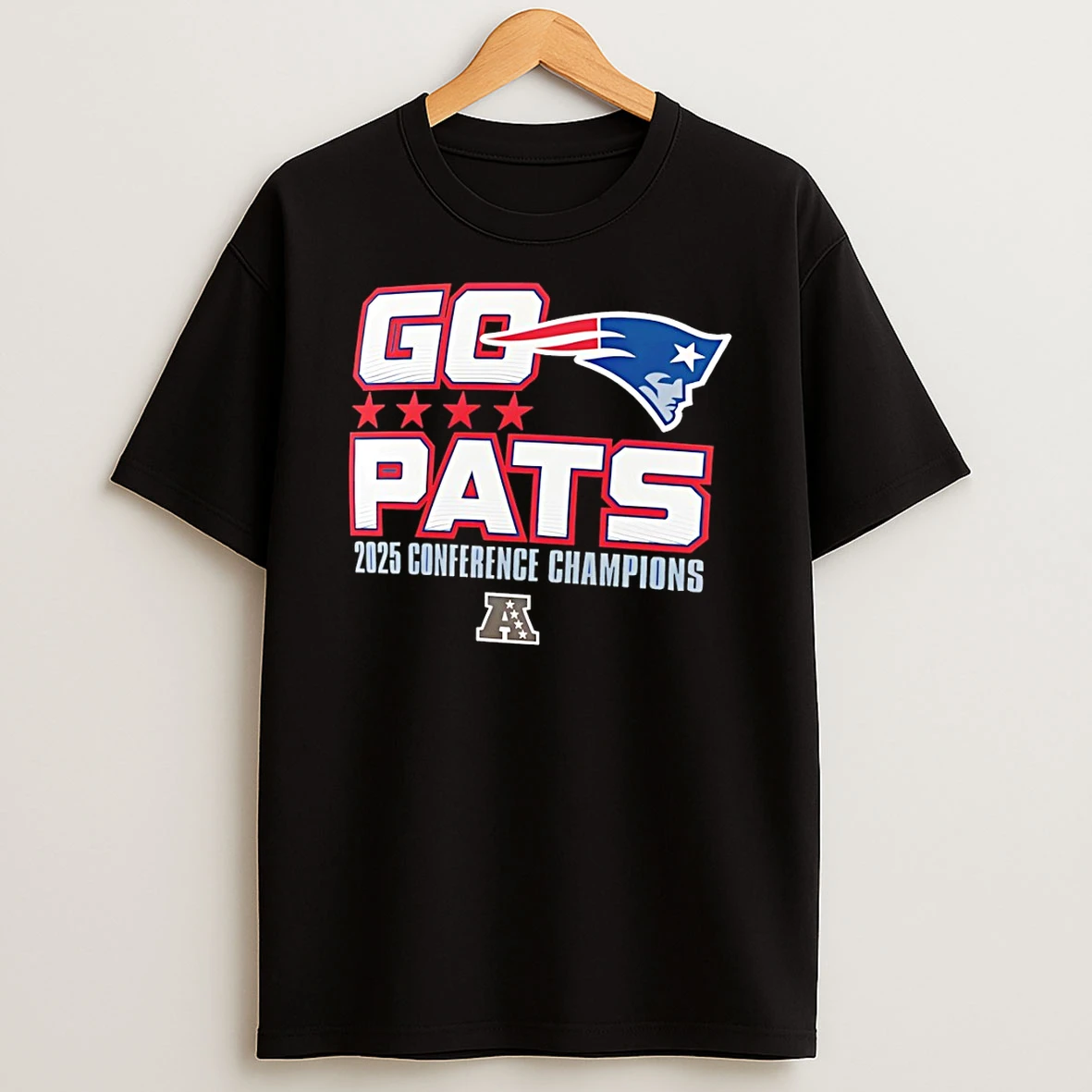 New England Patriots 2025 Afc Champions Conference T Shirt