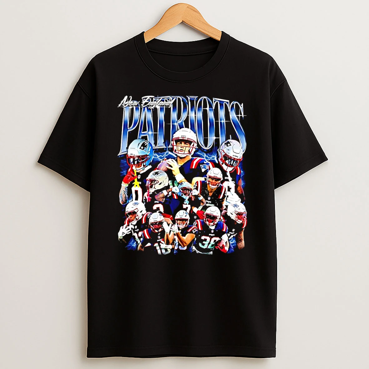 New England Patriots 2026 Team Collage T Shirt
