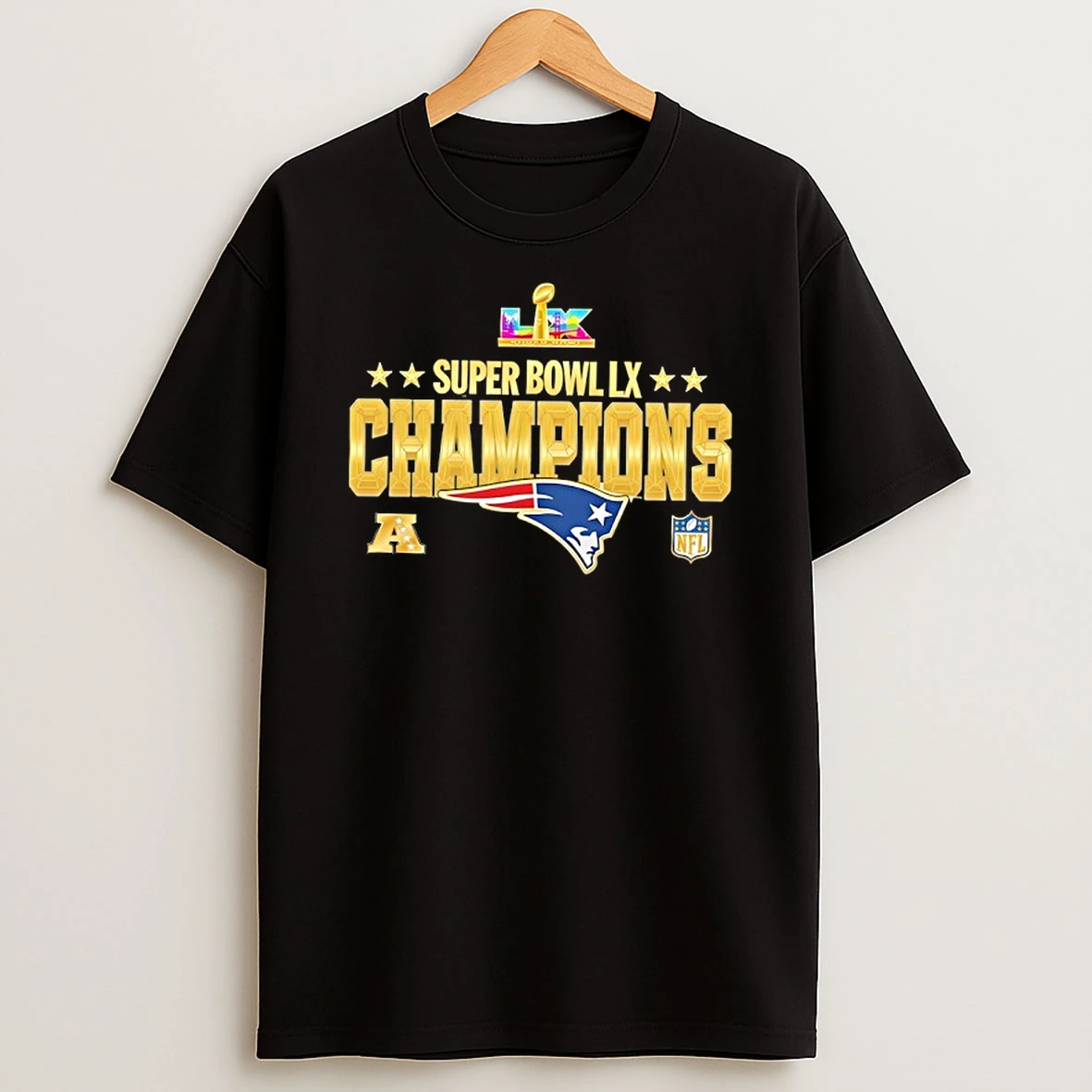 New England Patriots 7 Time Super Bowl Champions T Shirt
