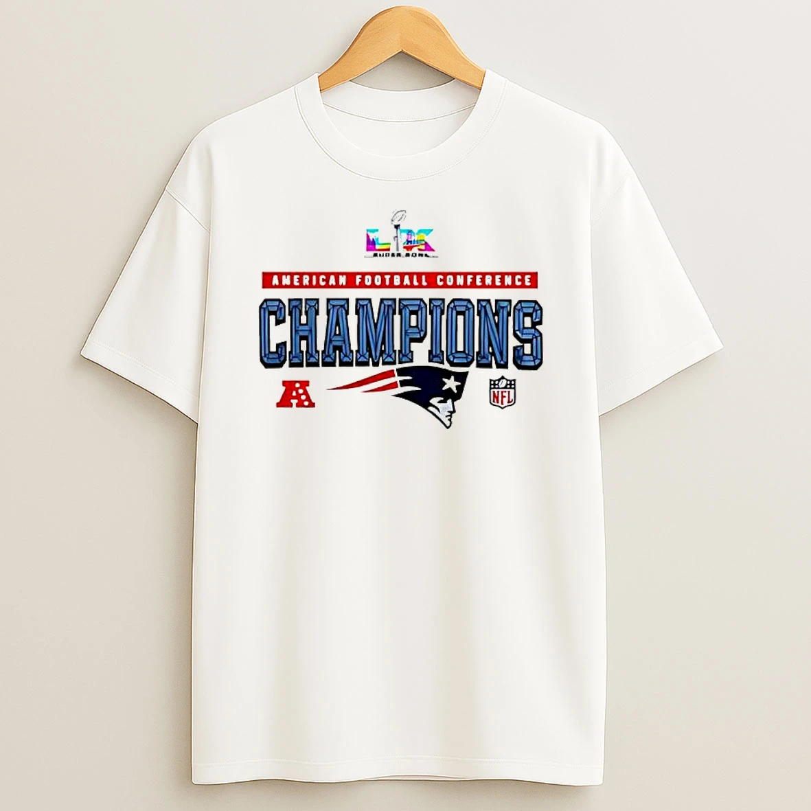New England Patriots Afc Champions Logo T Shirt