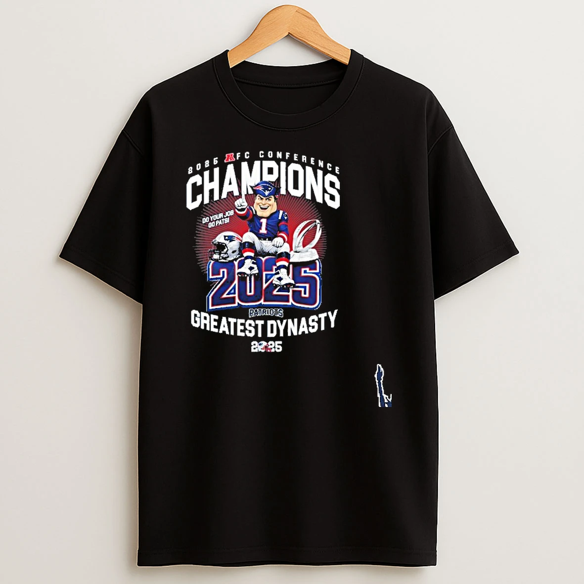 New England Patriots Afc Conference Champions Greatest Dynasty 2025 T Shirt