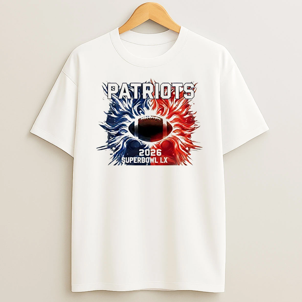 New England Patriots Football Super Bowl Lx Matchup Final Battle 2026 Vintage T Shirt
