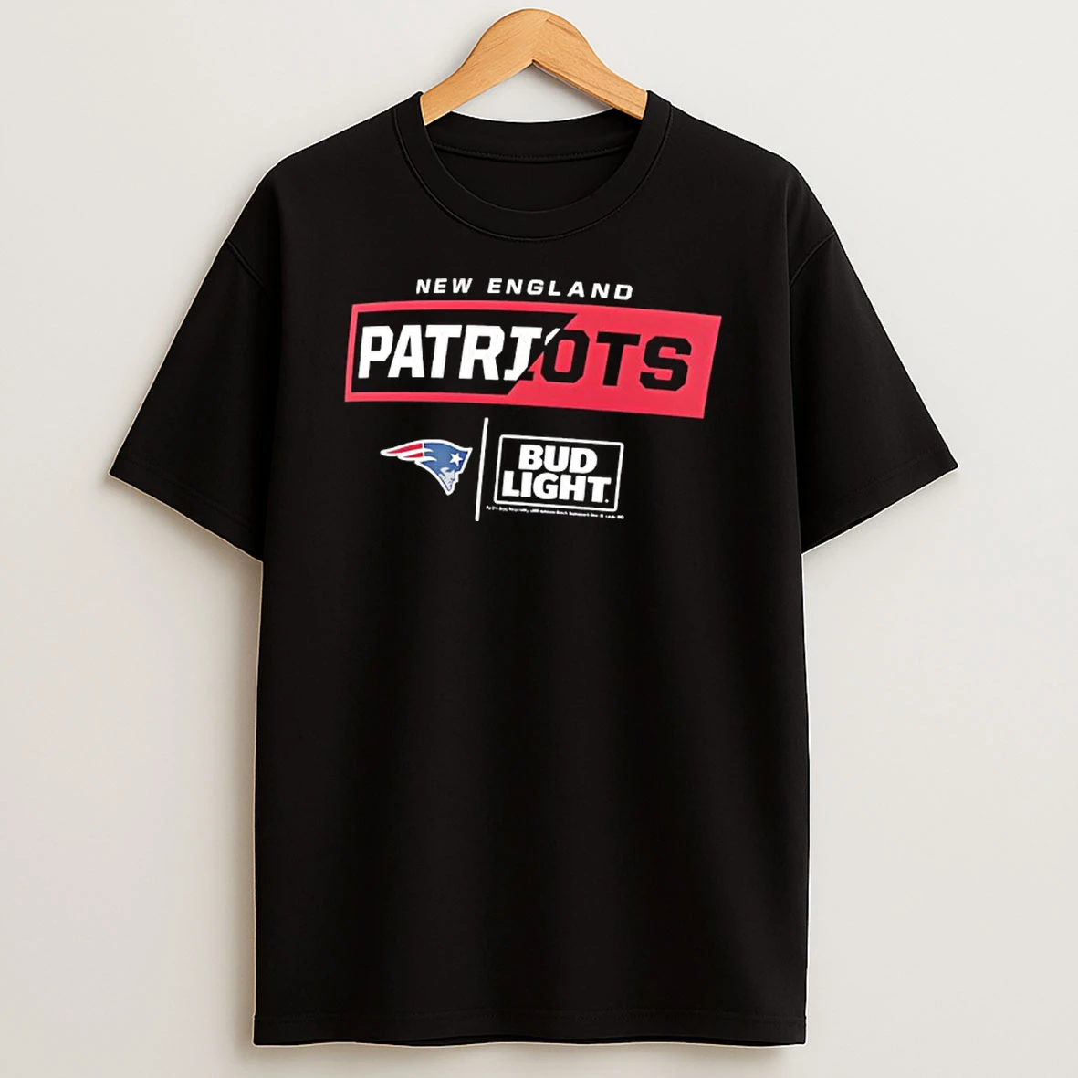 New England Patriots Nfl X Bud Light T Shirt
