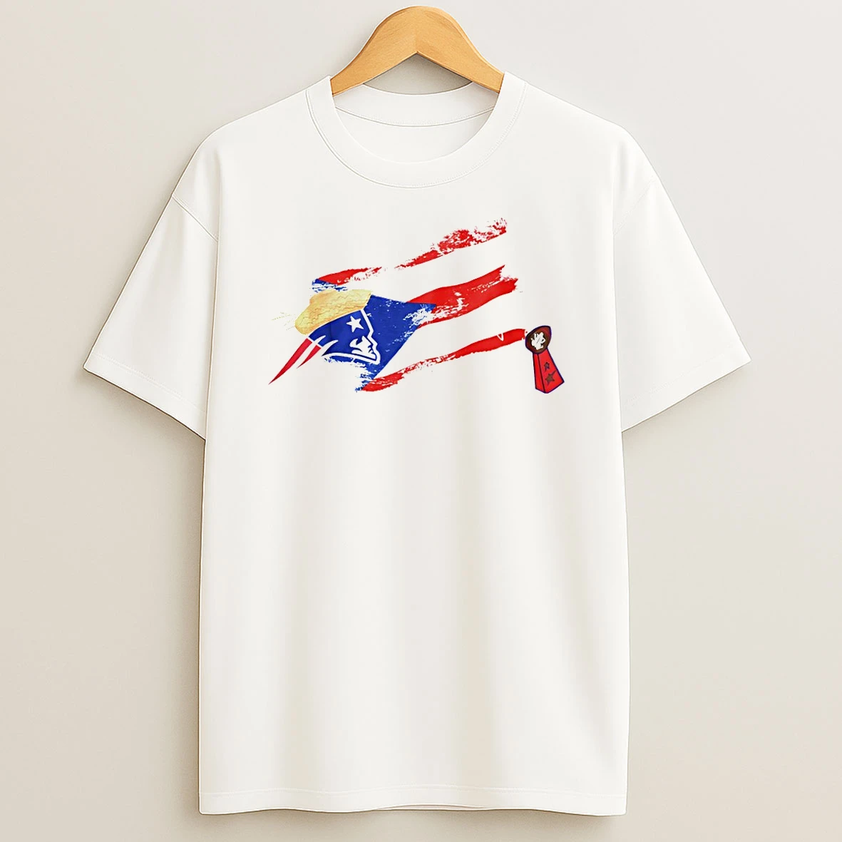 New England Patriots Puerto Rico Flag Superbowl 2026 T Shirt