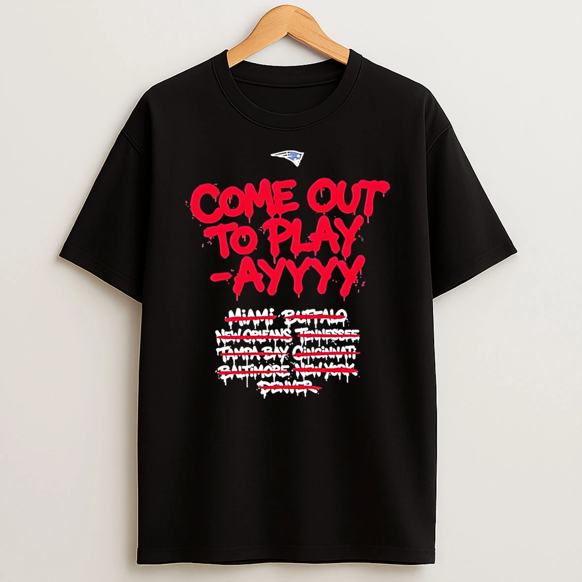 New England Patriots Sb Lx Come Out To Play Ayyy T Shirt