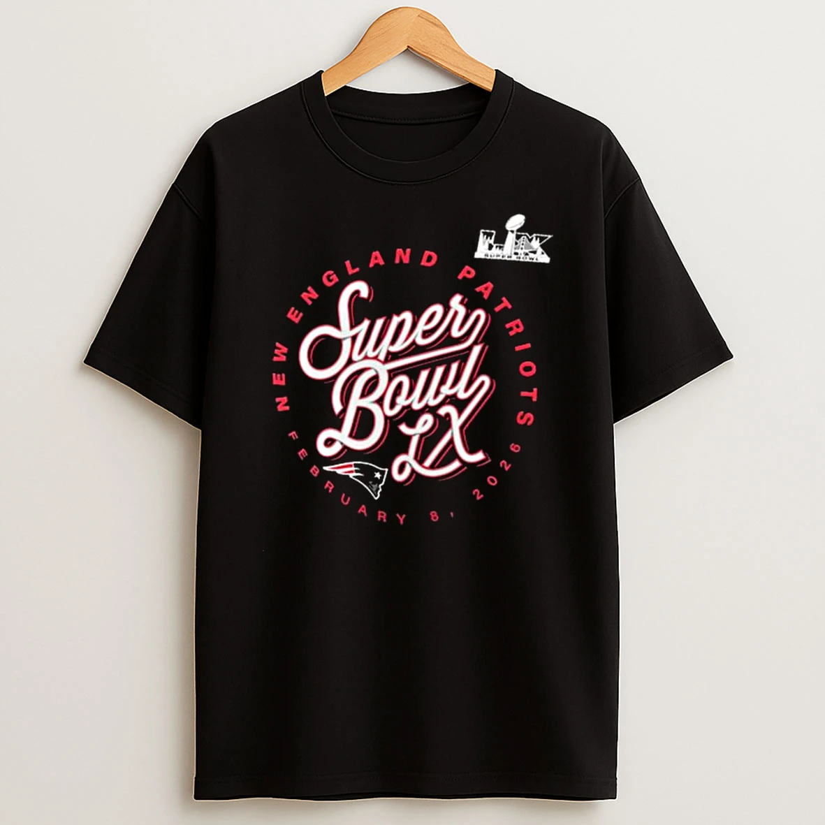 New England Patriots Super Bowl Lx Cheer Section T Shirt