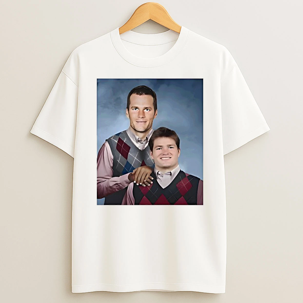 New England Patriots Tom Brady Drake Maye Step Brothers T Shirt