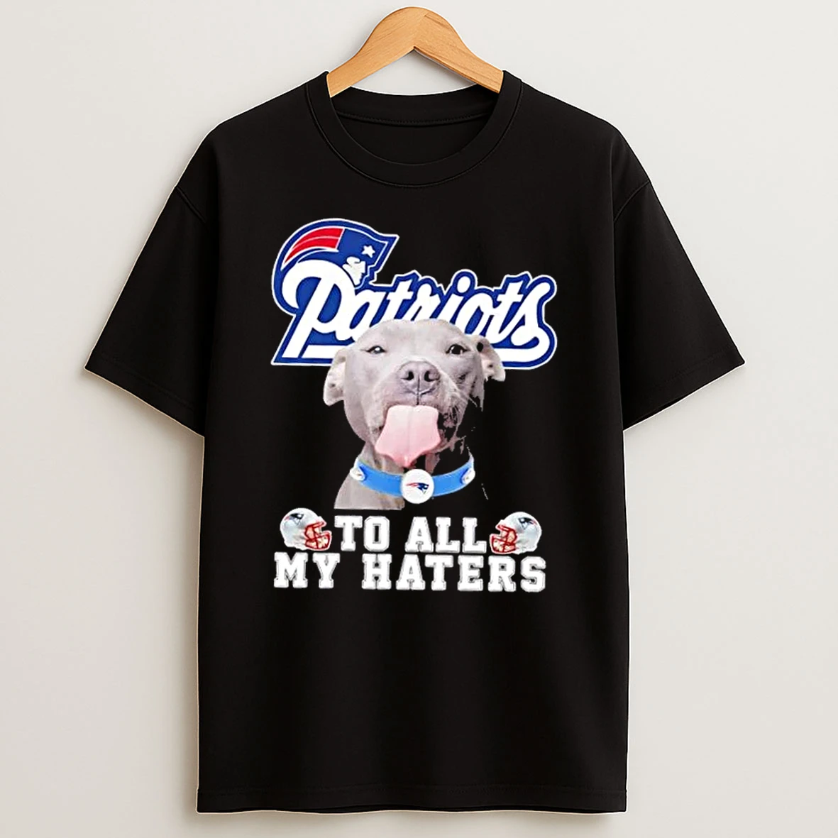 New England Patriots Dog To All My Haters Football Helmets T Shirt