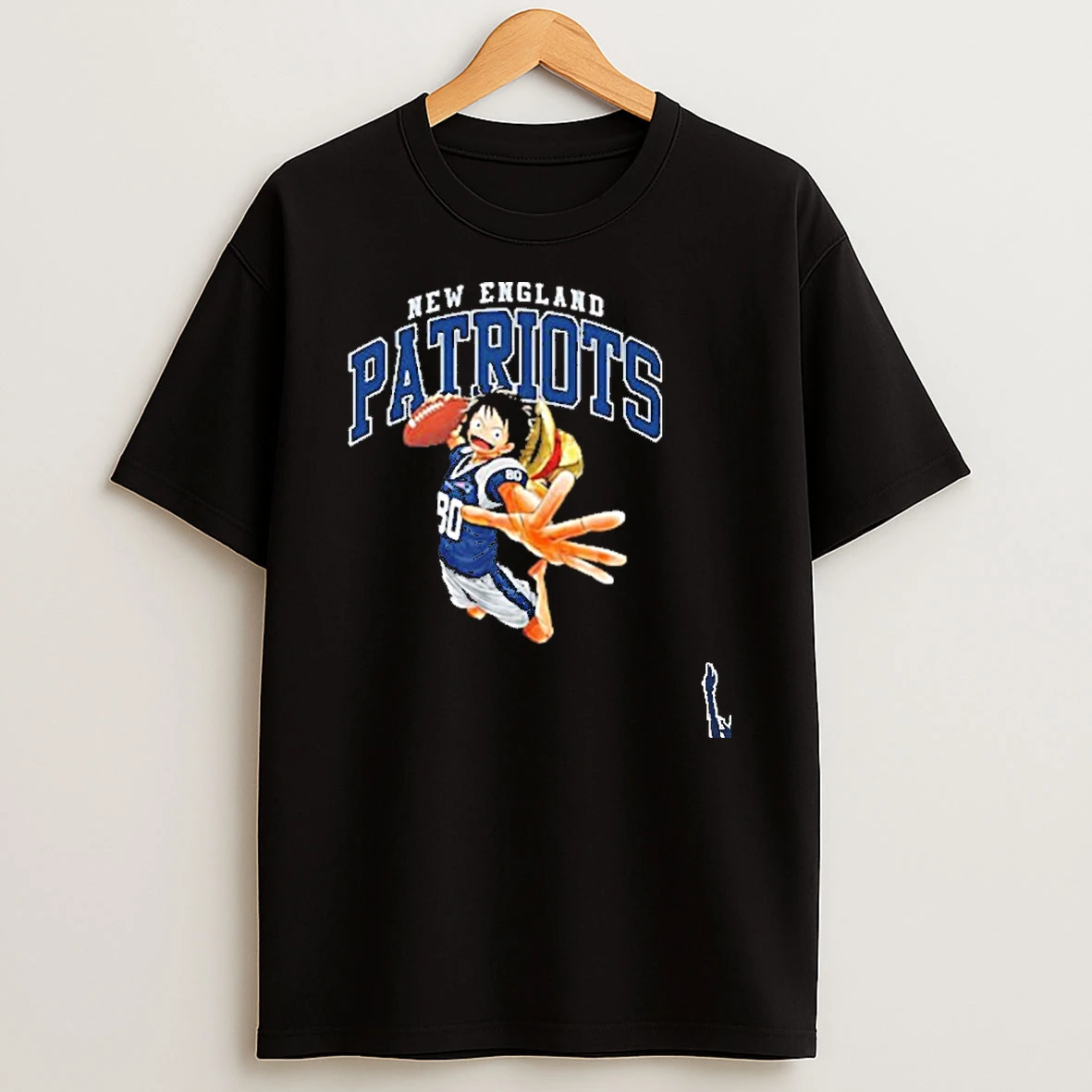 New England Patriots X One Piece Baseball T Shirt