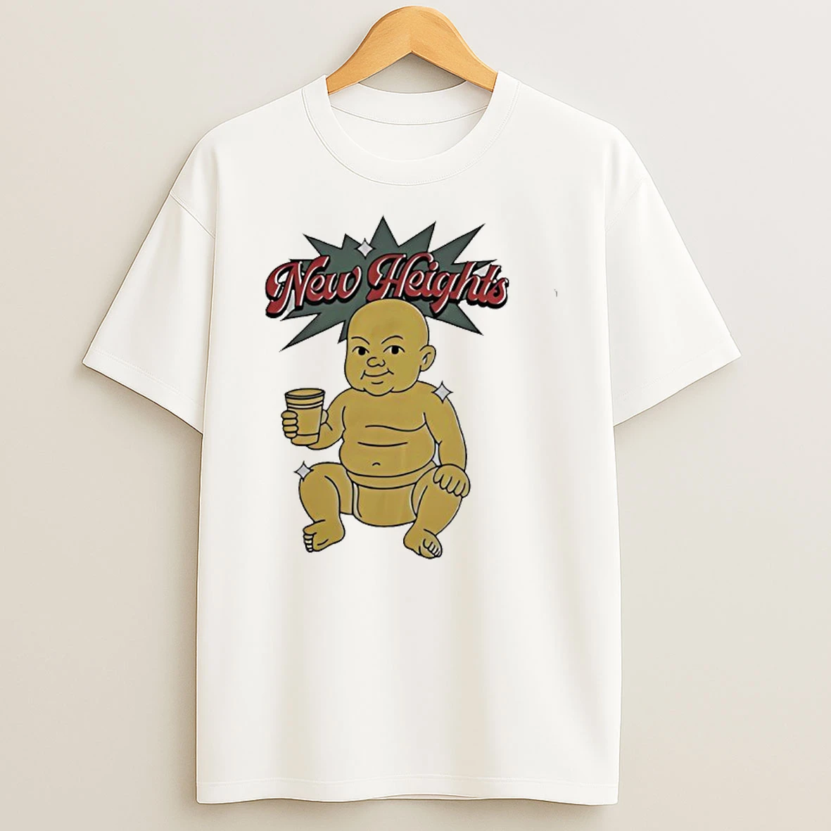 New Heights With Jason Travis Kelce Lombaby Graphic T Shirt