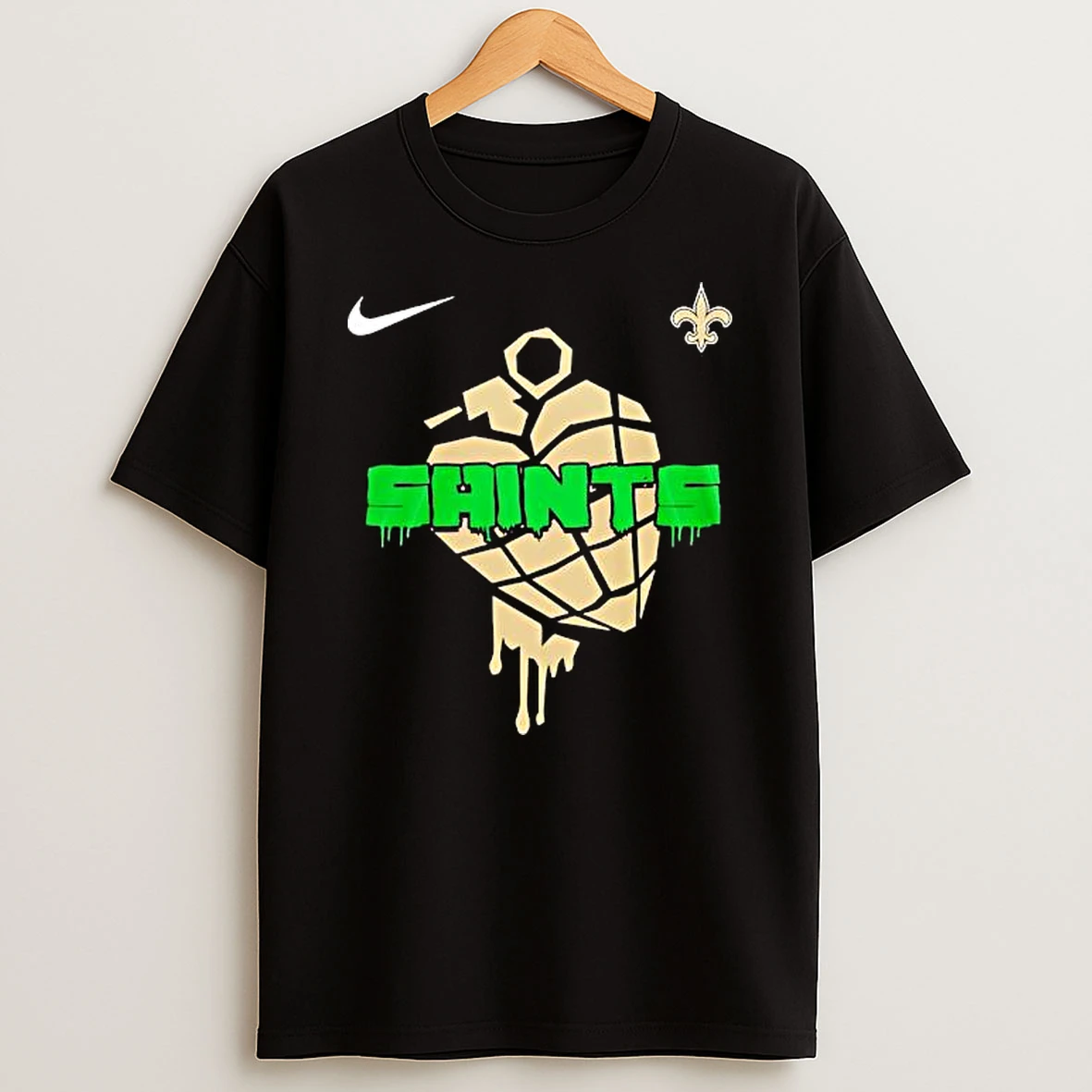 New Orleans Saints Nfl Green Day Football 2026 T Shirt