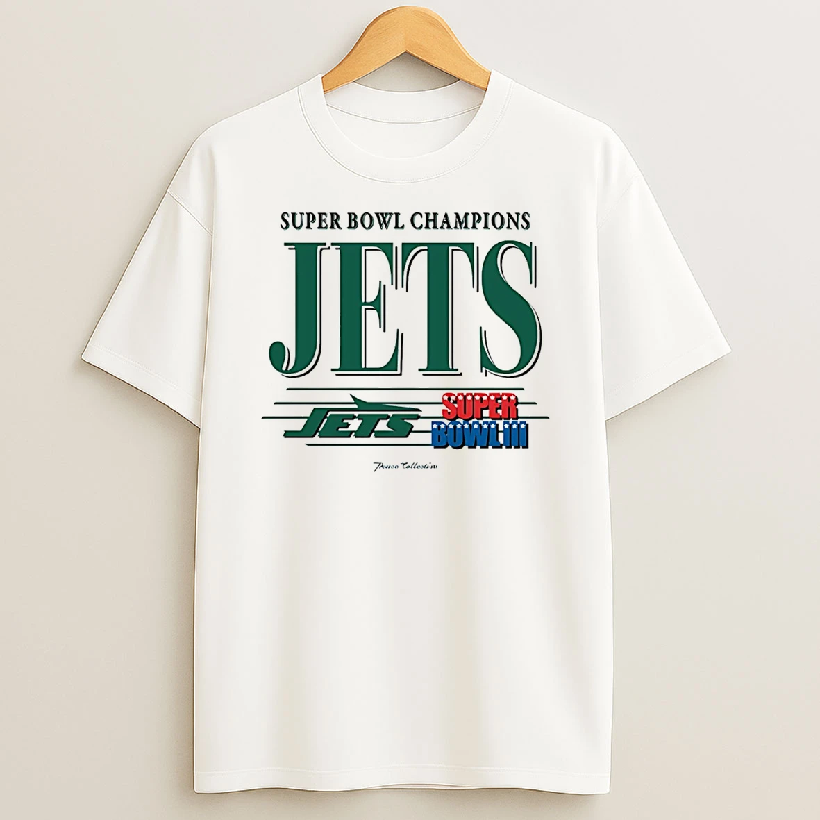 New York Jets Super Bowl Champions Iii Vintage T Shirt