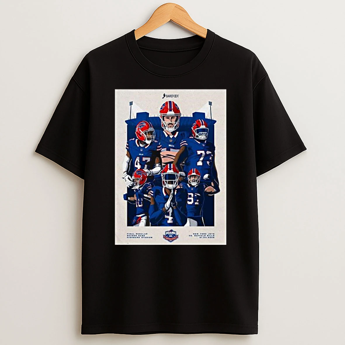 New York Jets Vs Buffalo Bills Jan 4 2026 Highmark Stadium T Shirt
