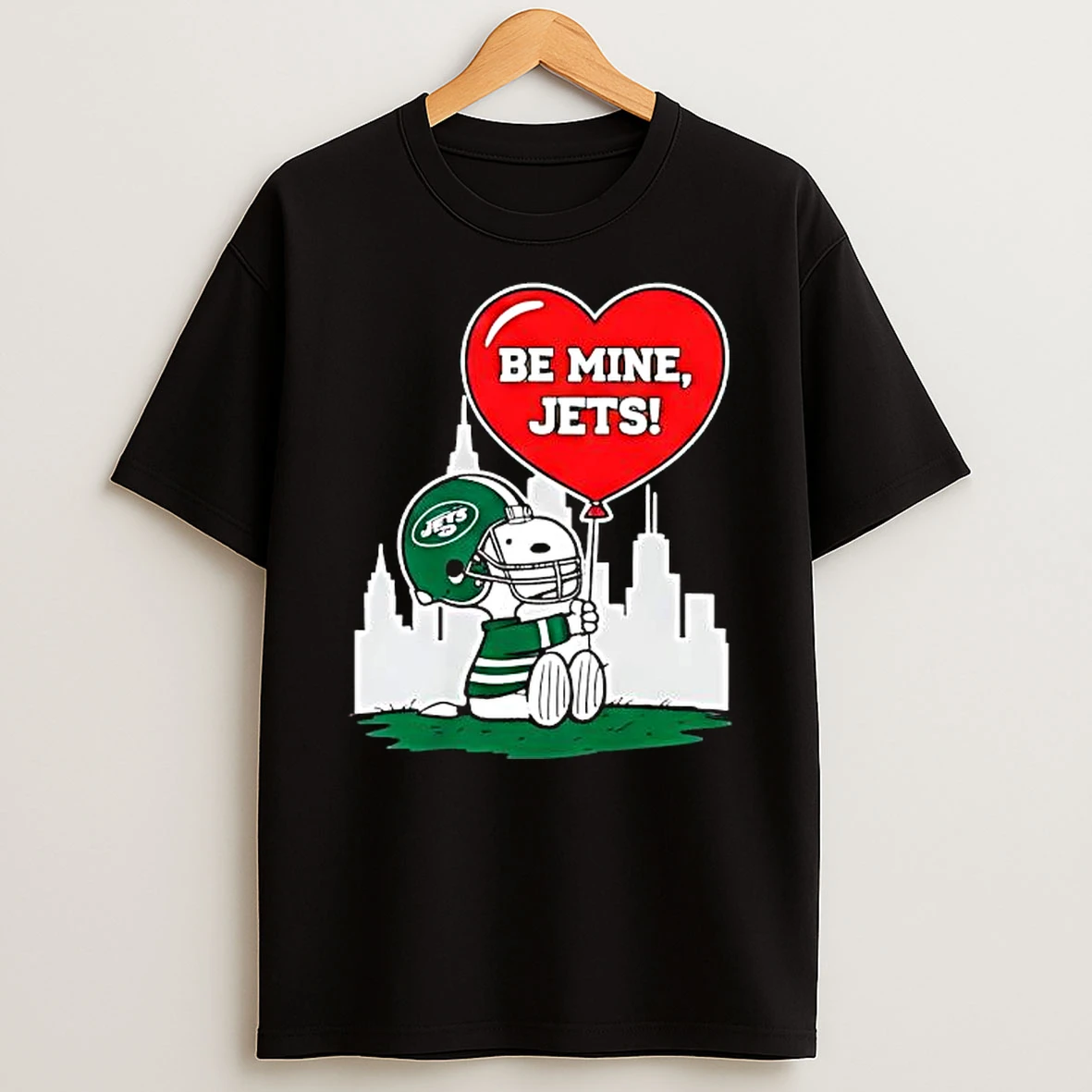 New York Jets X Snoopy Cartoon Valentine 2026 T Shirt