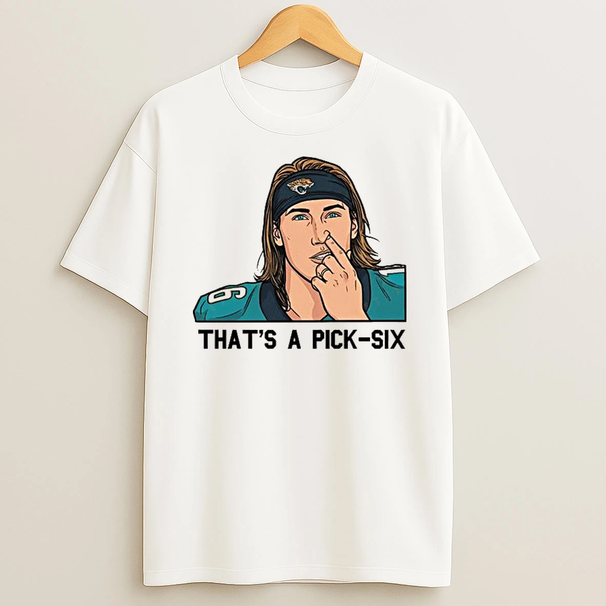 Nfl Jacksonville Jaguars Trevor Lawrence The Best Pick Six 1 Yard T Shirt