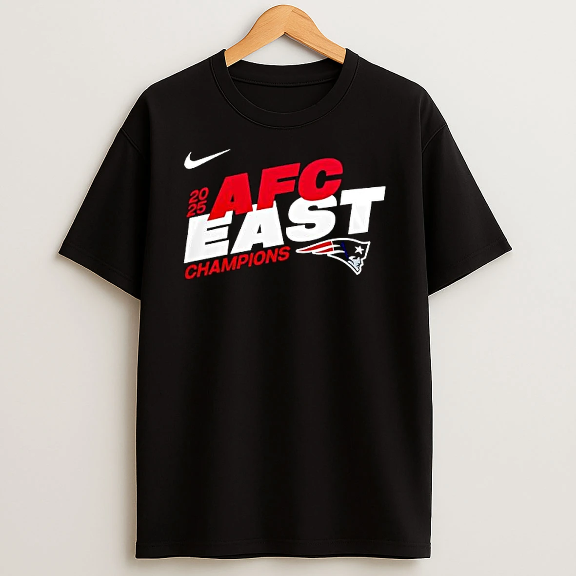Nice New England Patriots 2025 Nfc East Champions Super Bowl Lx Mascot T Shirt