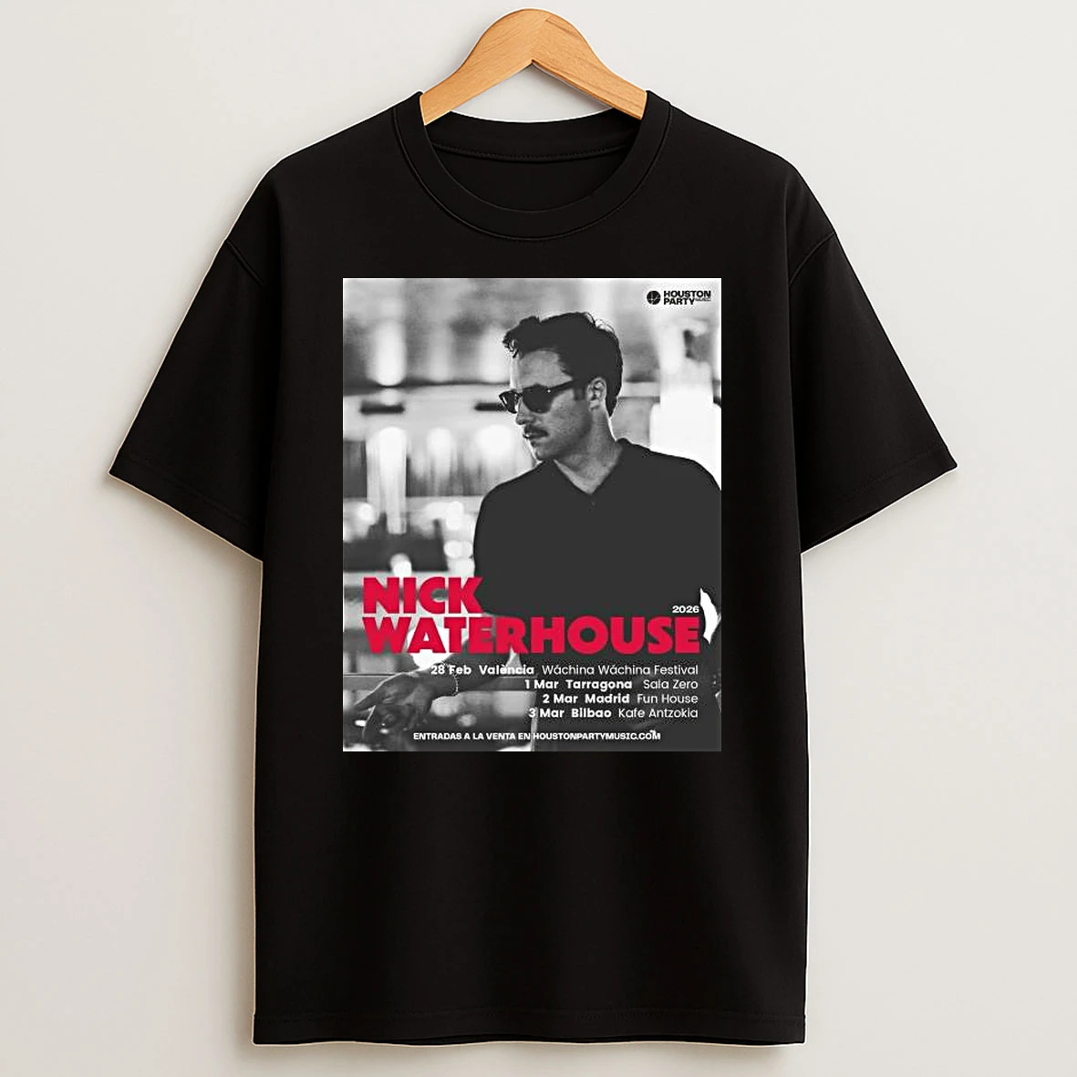 Nick Waterhouse Fall Tour 2026 T Shirt