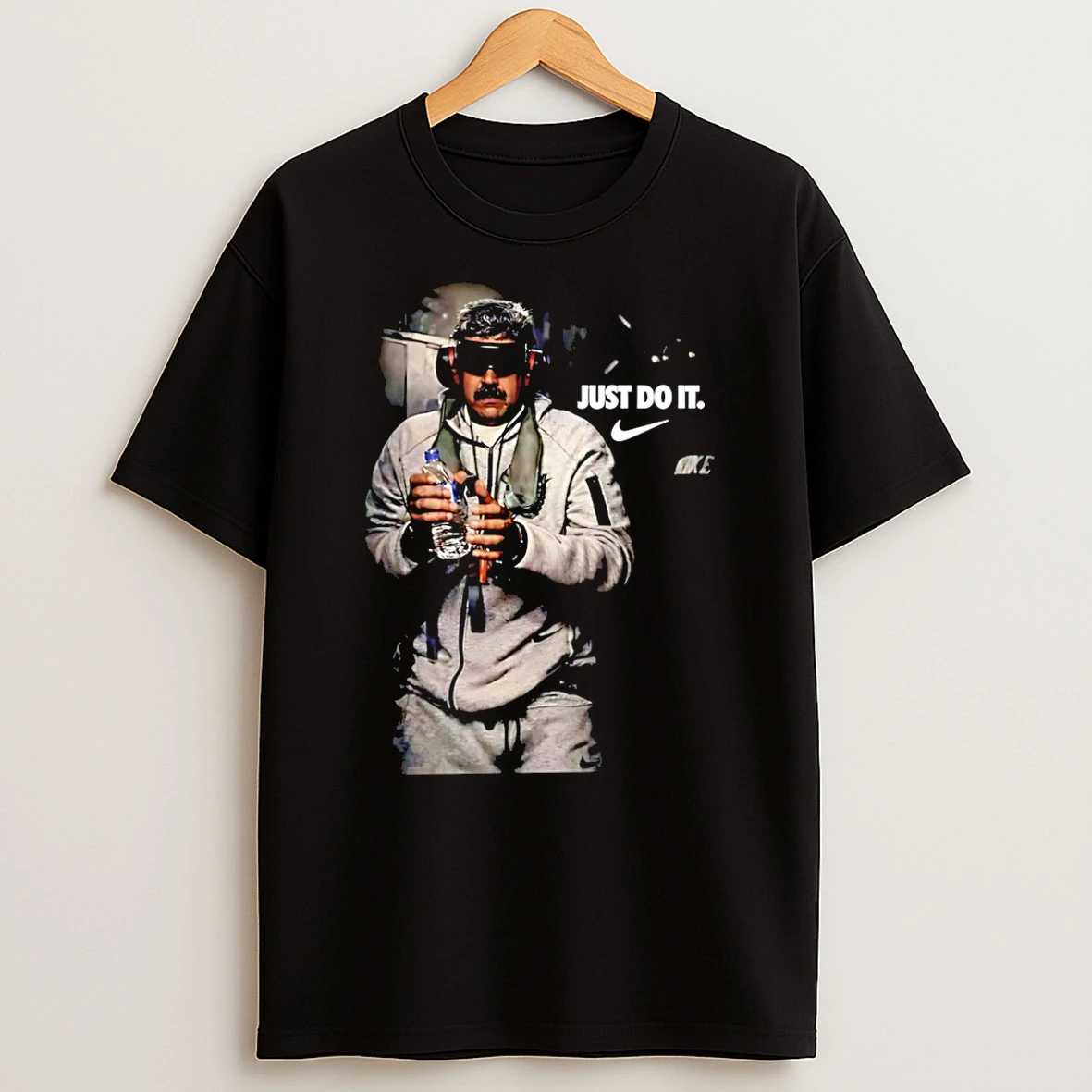 Nicolas Maduro Just Do It Logo Retro T Shirt