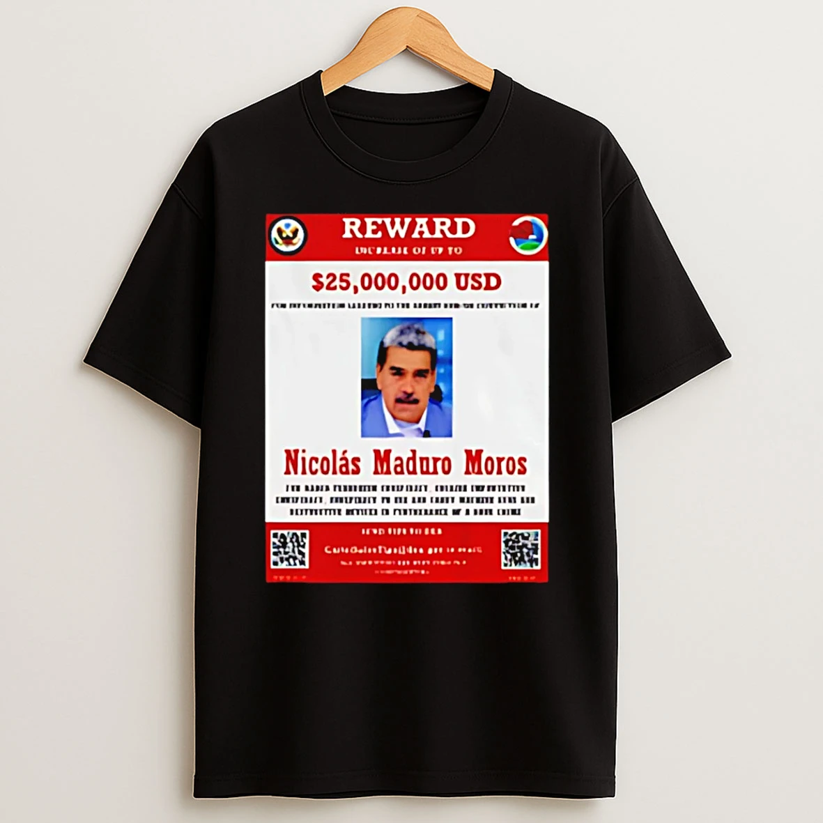 Nicolas Maduro Moros Wanted Venezuela Maria Corina Machado T Shirt