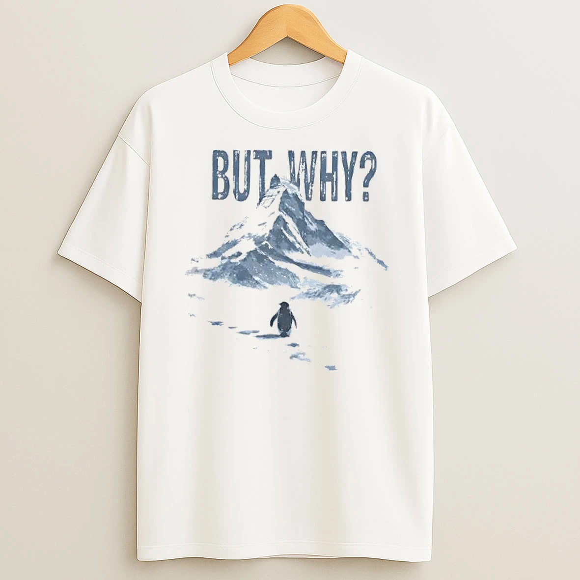 Nihilist Penguin But Why Meme Retro T Shirt