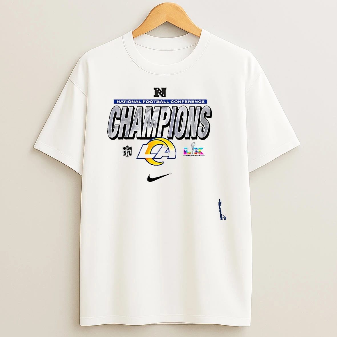 Nike Los Angeles Rams American Football Conference Champions T Shirt