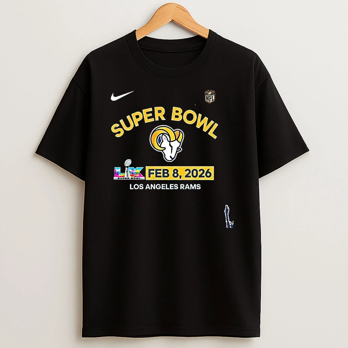 Nike Los Angeles Rams Super Bowl Lx Feb 8 2026 T Shirt