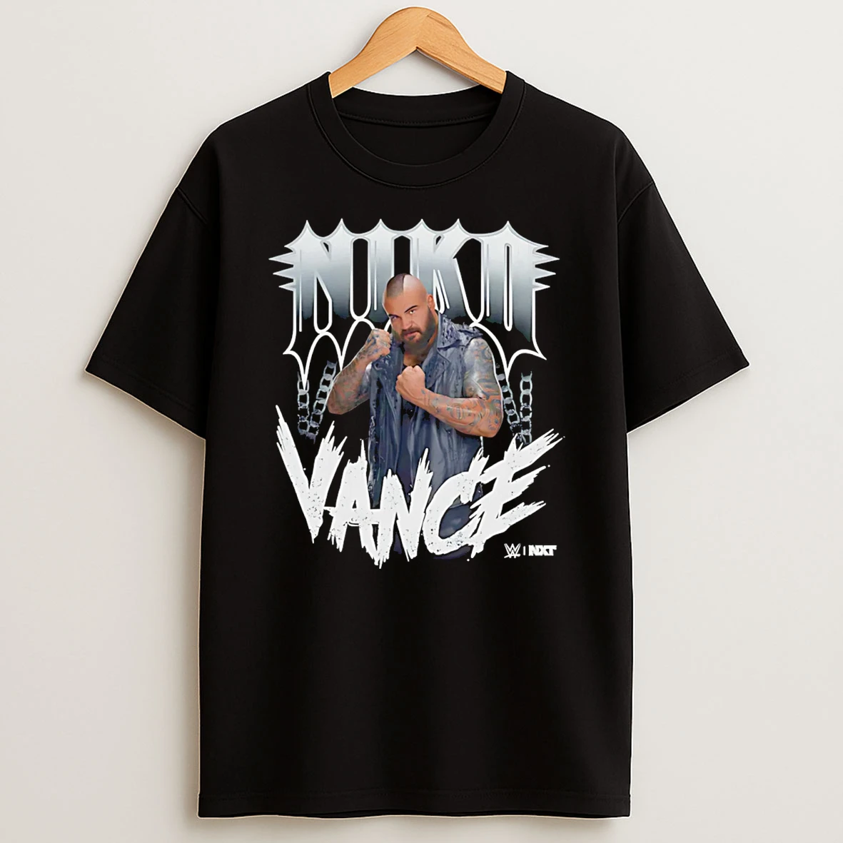 Niko Vance Wwe Spikes And Chains Graphic T Shirt