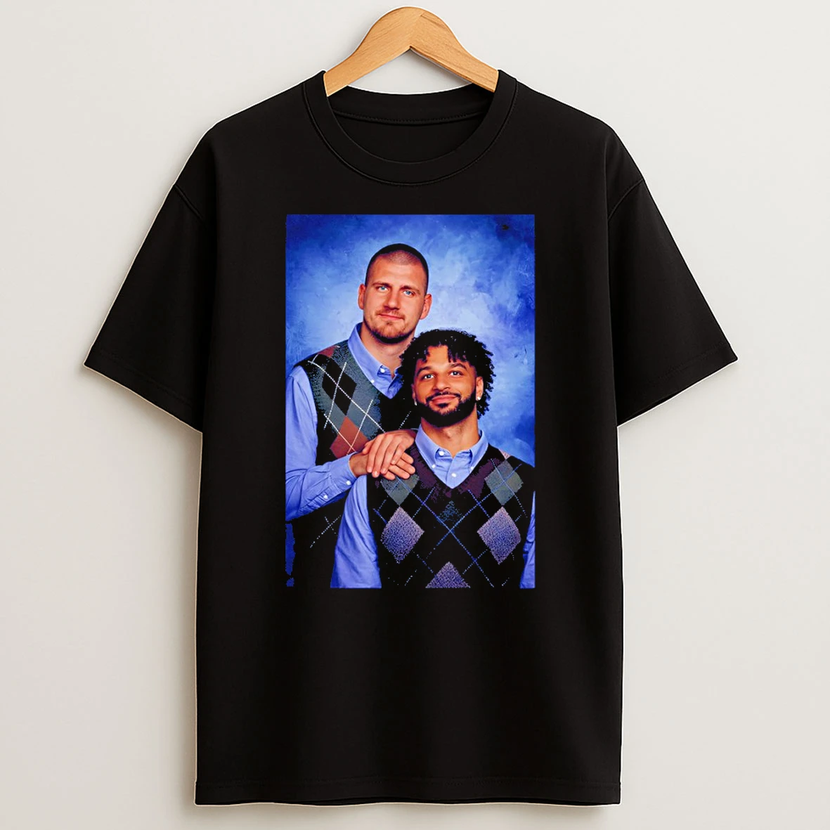 Nikola Jokic And Jamal Murray Denver Nuggets Basketball Step Brothers Vintage T Shirt