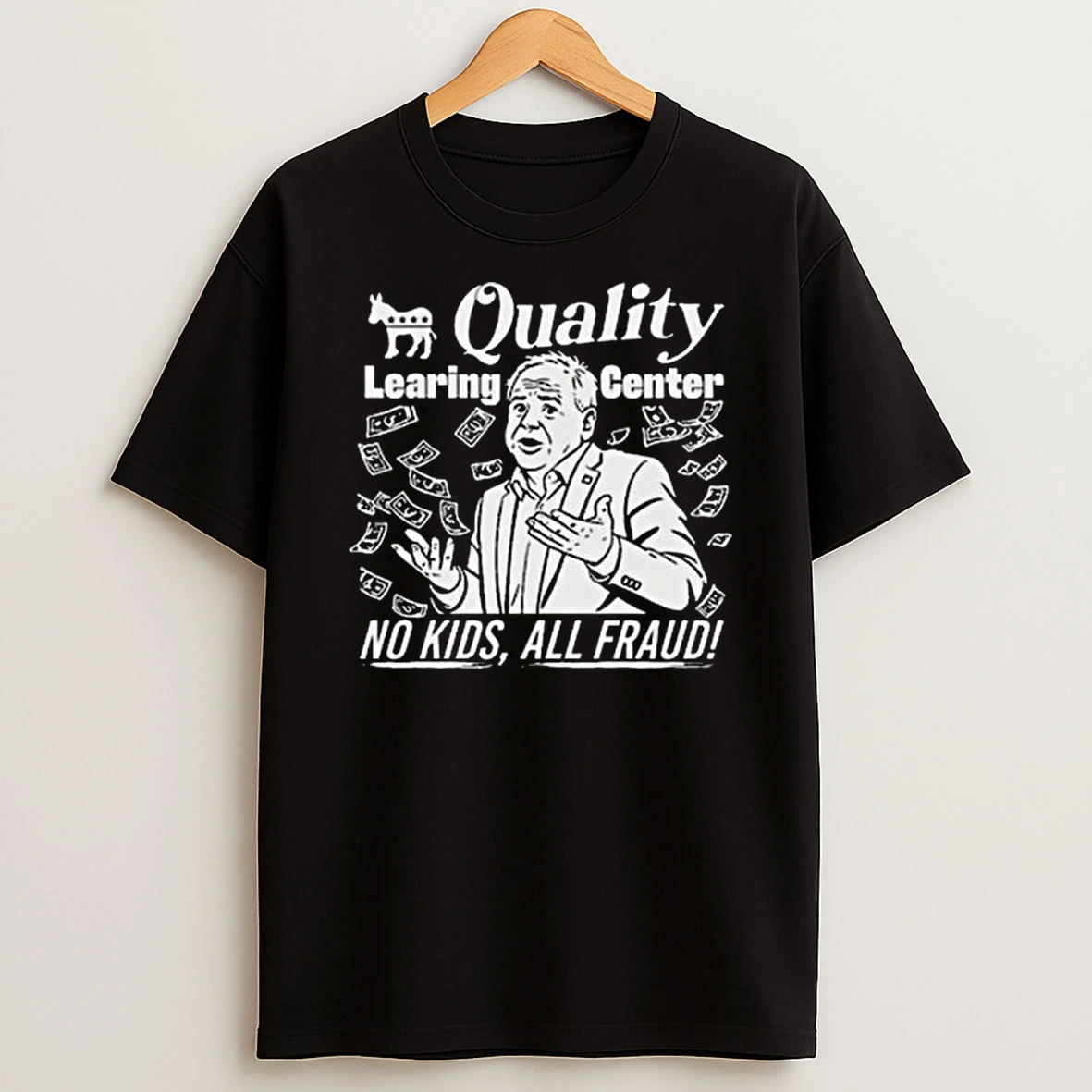 No Kids All Fraud Tim Walz T Shirt