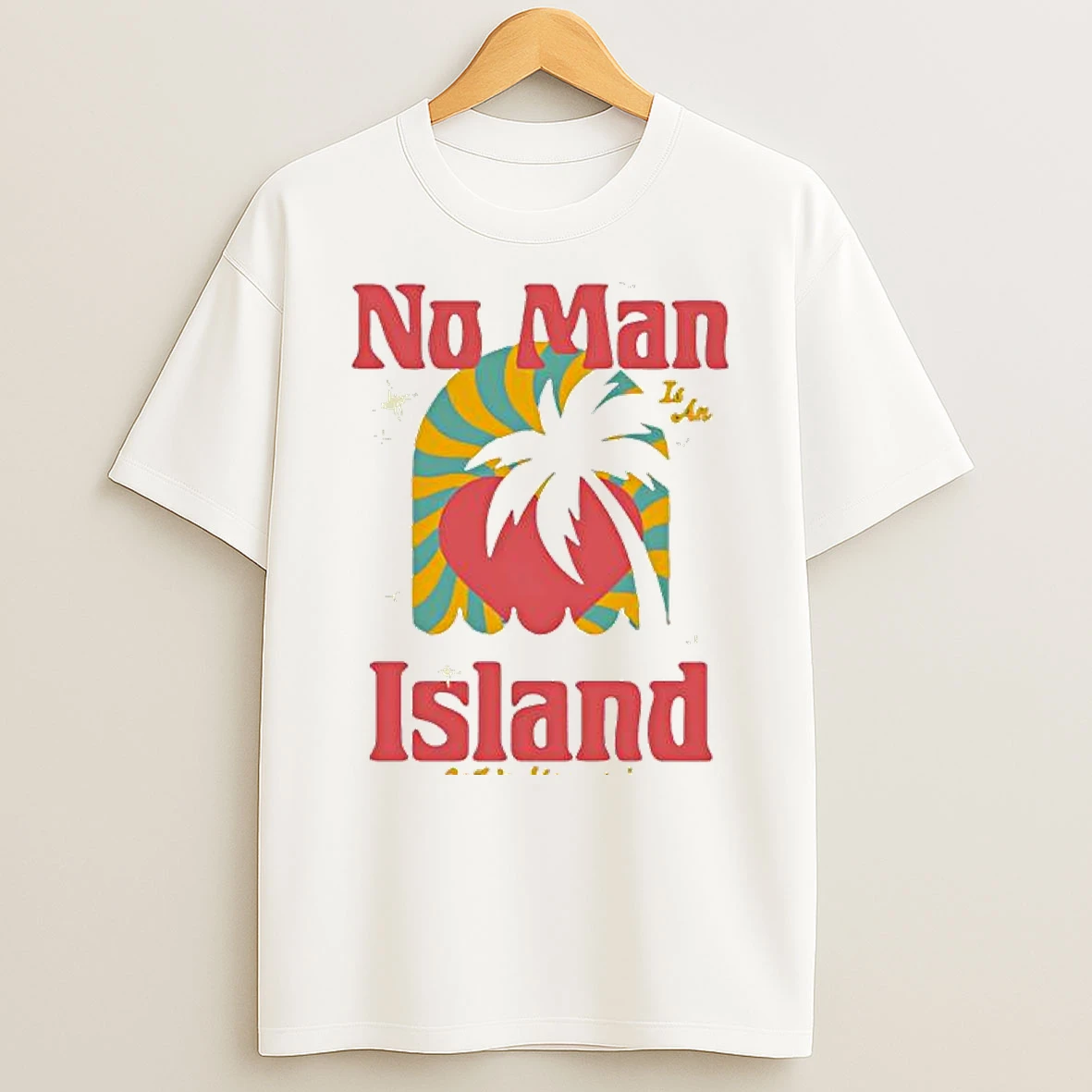 No Man Is An Island Jacks Mannequin T Shirt