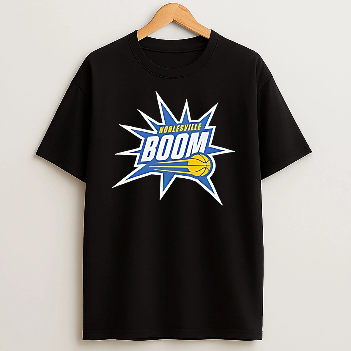 Noblesville Boom Indiana Pacers Basketball Logo T Shirt