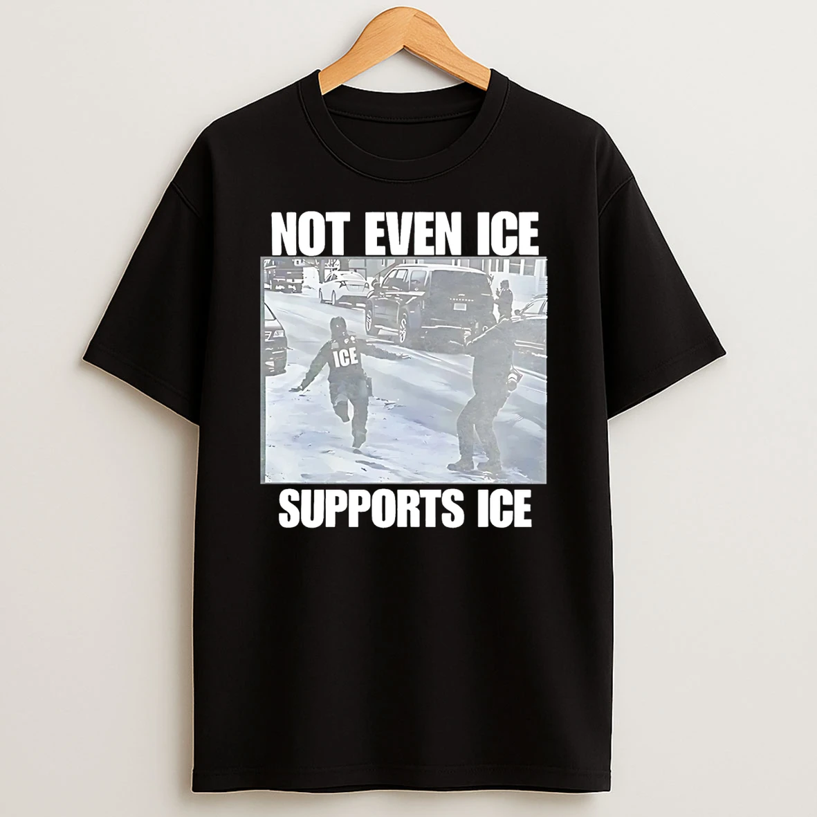 Not Even Ice Supports Ice Vintage T Shirt