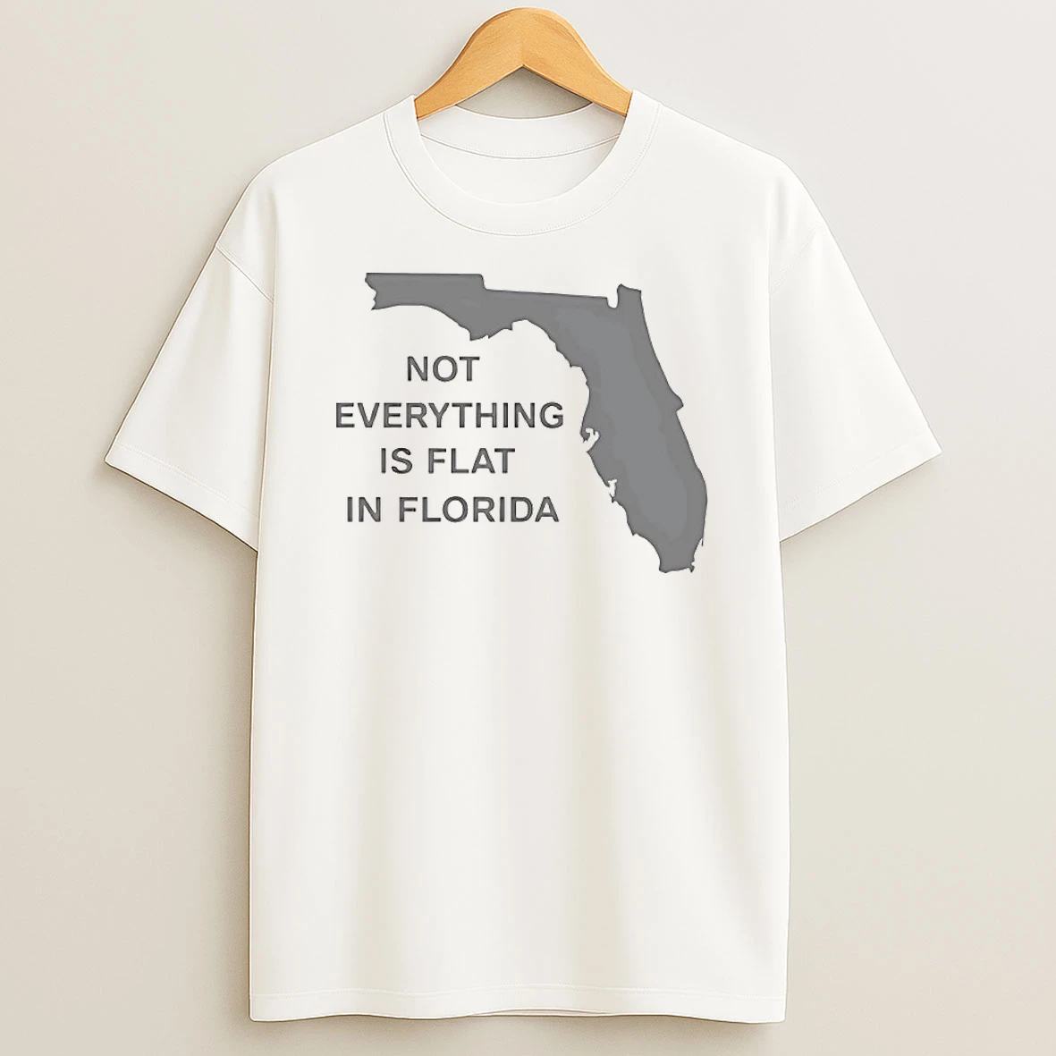 Not Everything Is Flat In Florida State Circle T Shirt
