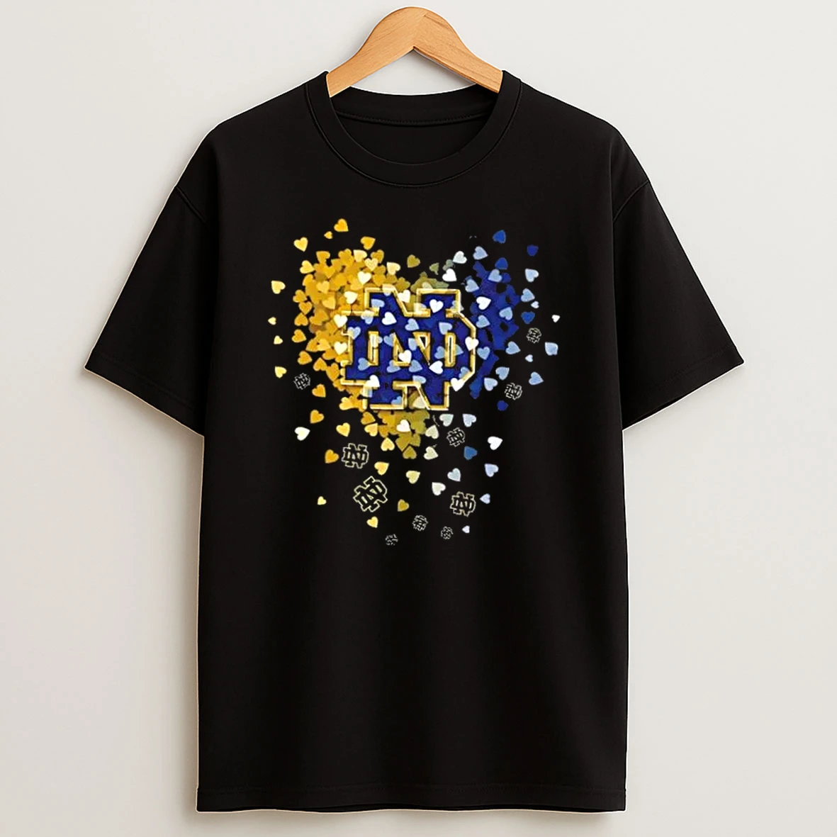Notre Dame Fighting Irish Football Fans Hearts And Soul T Shirt