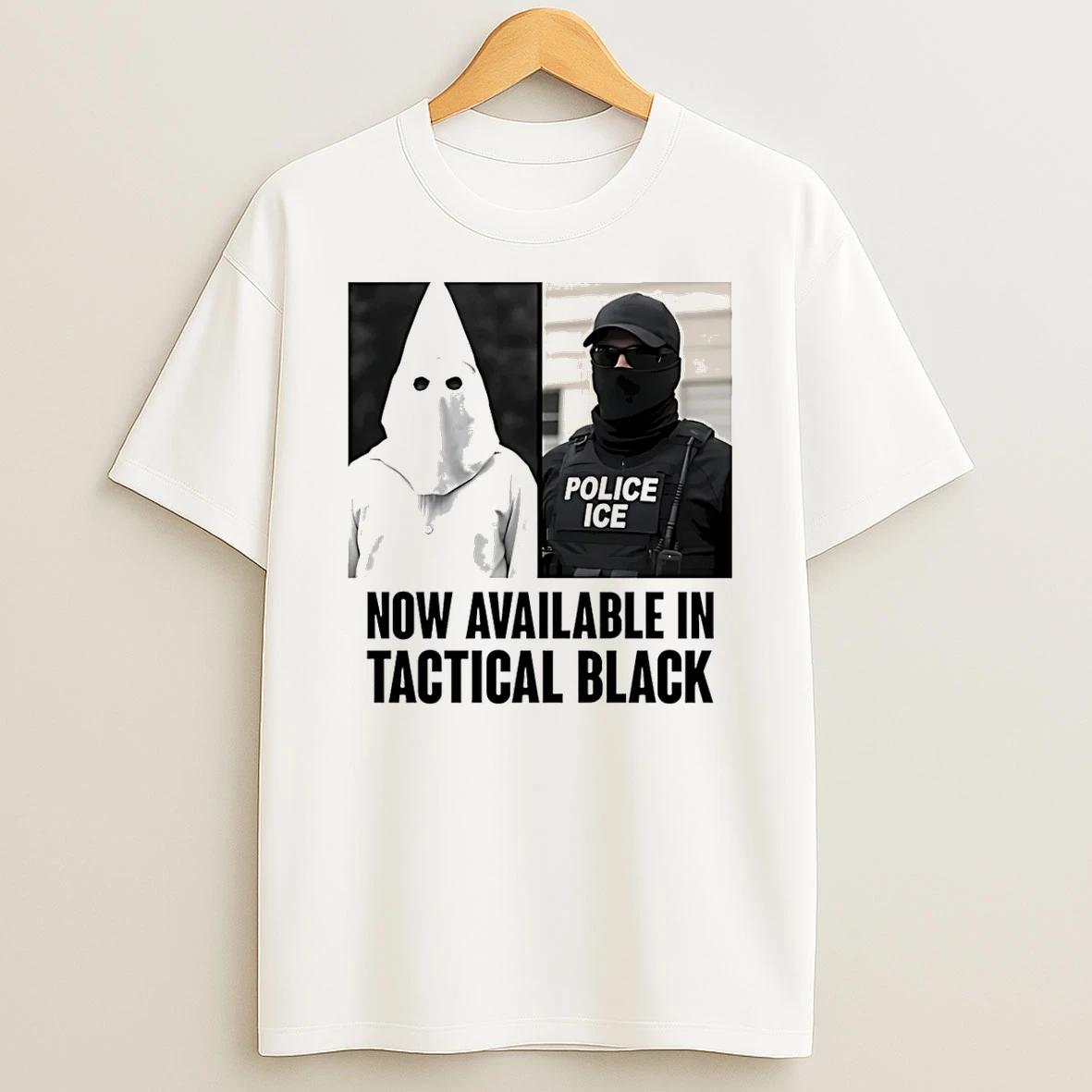 Now Available In Tactical Black Anti Ice Protest T Shirt