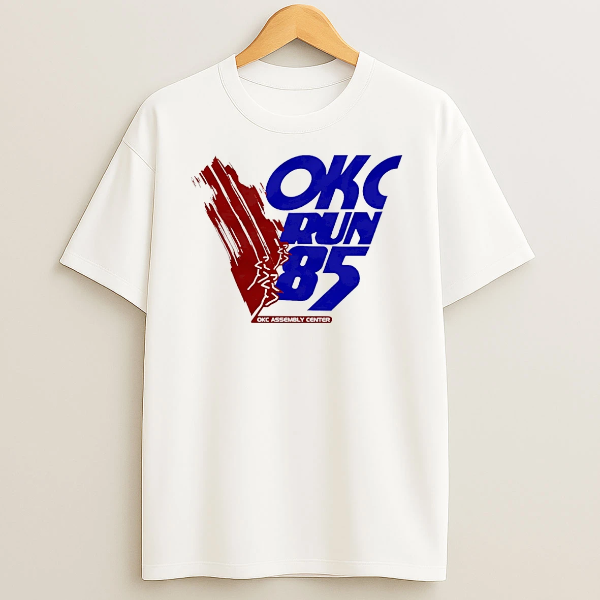 Okc Run 85 Okc Assembly Center T Shirt
