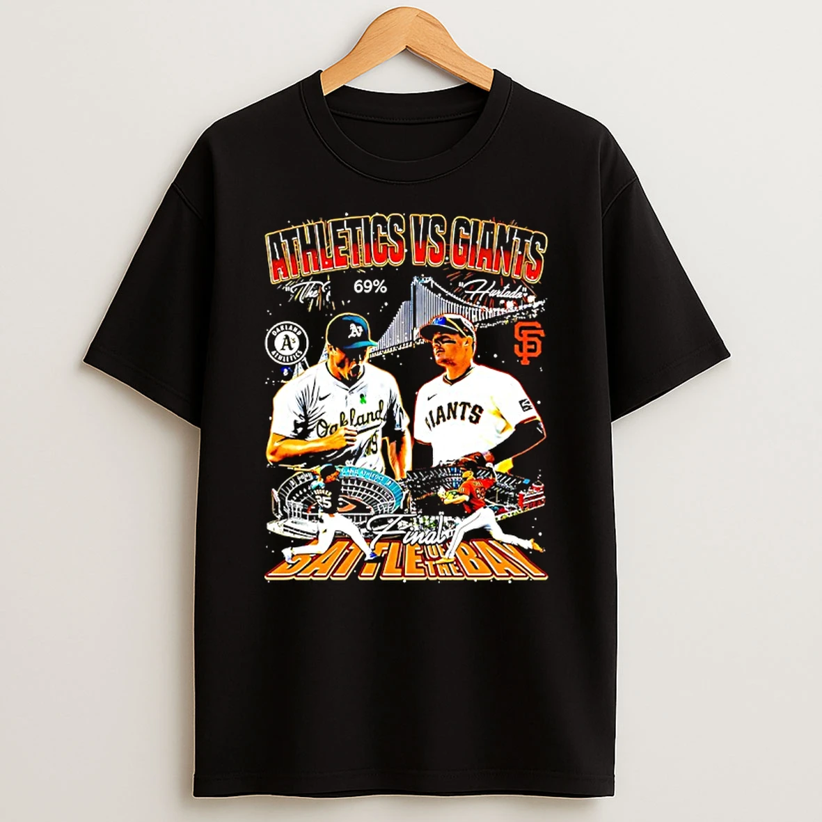 Oakland Athletics Vs San Francisco Giants Final Battle Of The Bay T Shirt