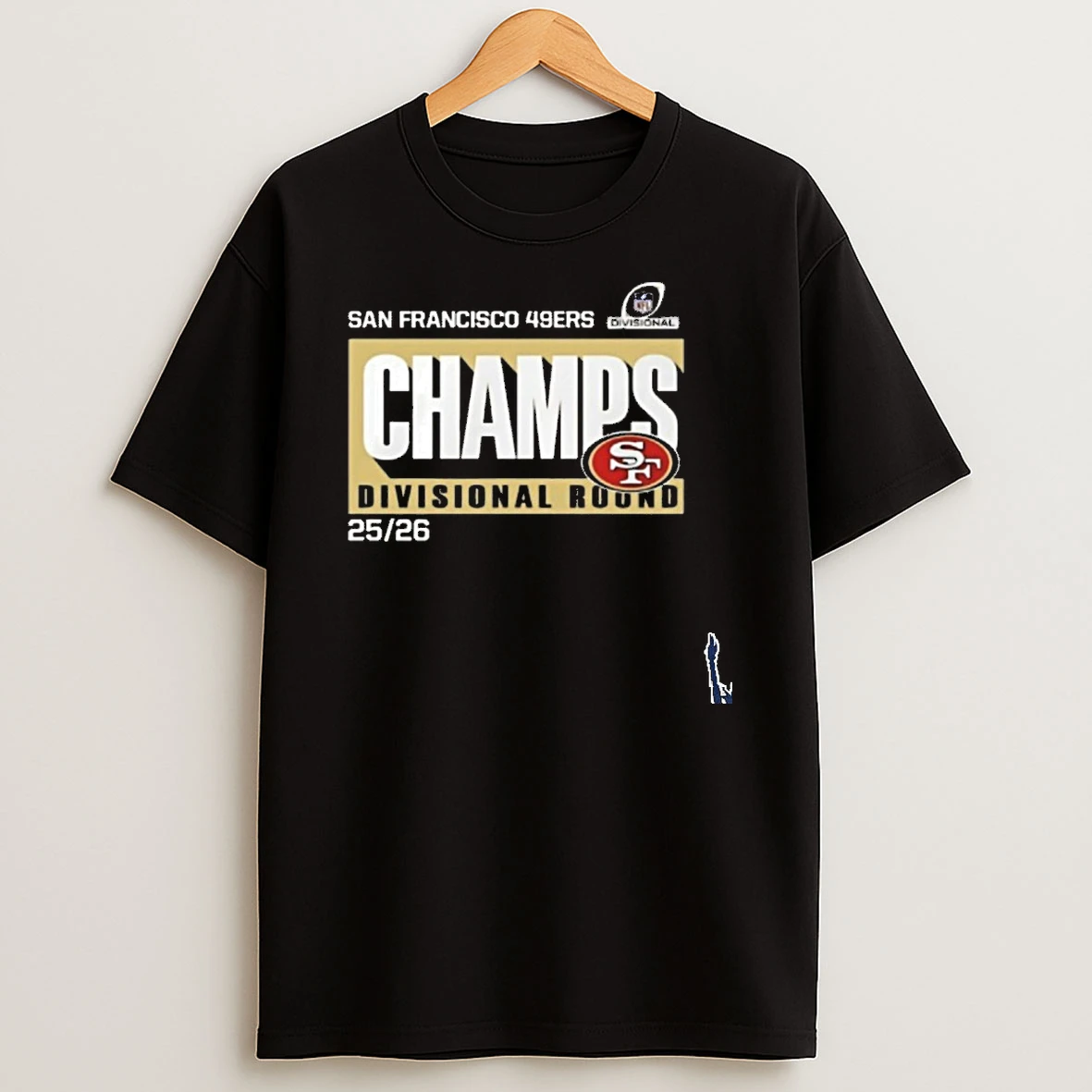 Officials San Francisco 49ers Nfc Divisional Round Champions 2026 T Shirt