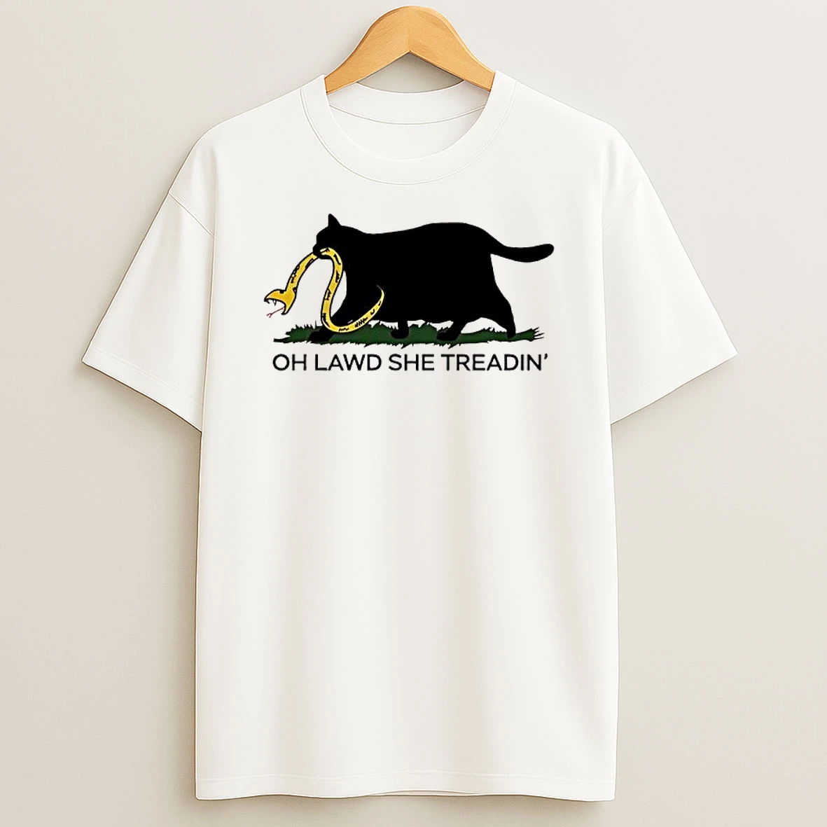 Oh Lawd She Treadin Pink Car Magnets T Shirt