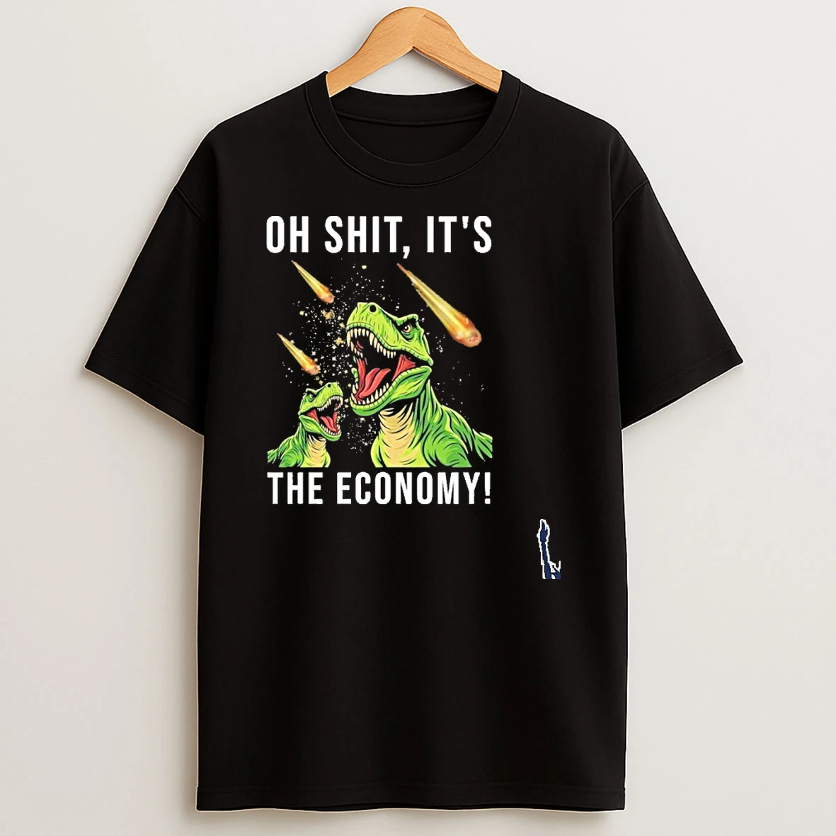 Oh Shit Its The Economy T Rex T Shirt