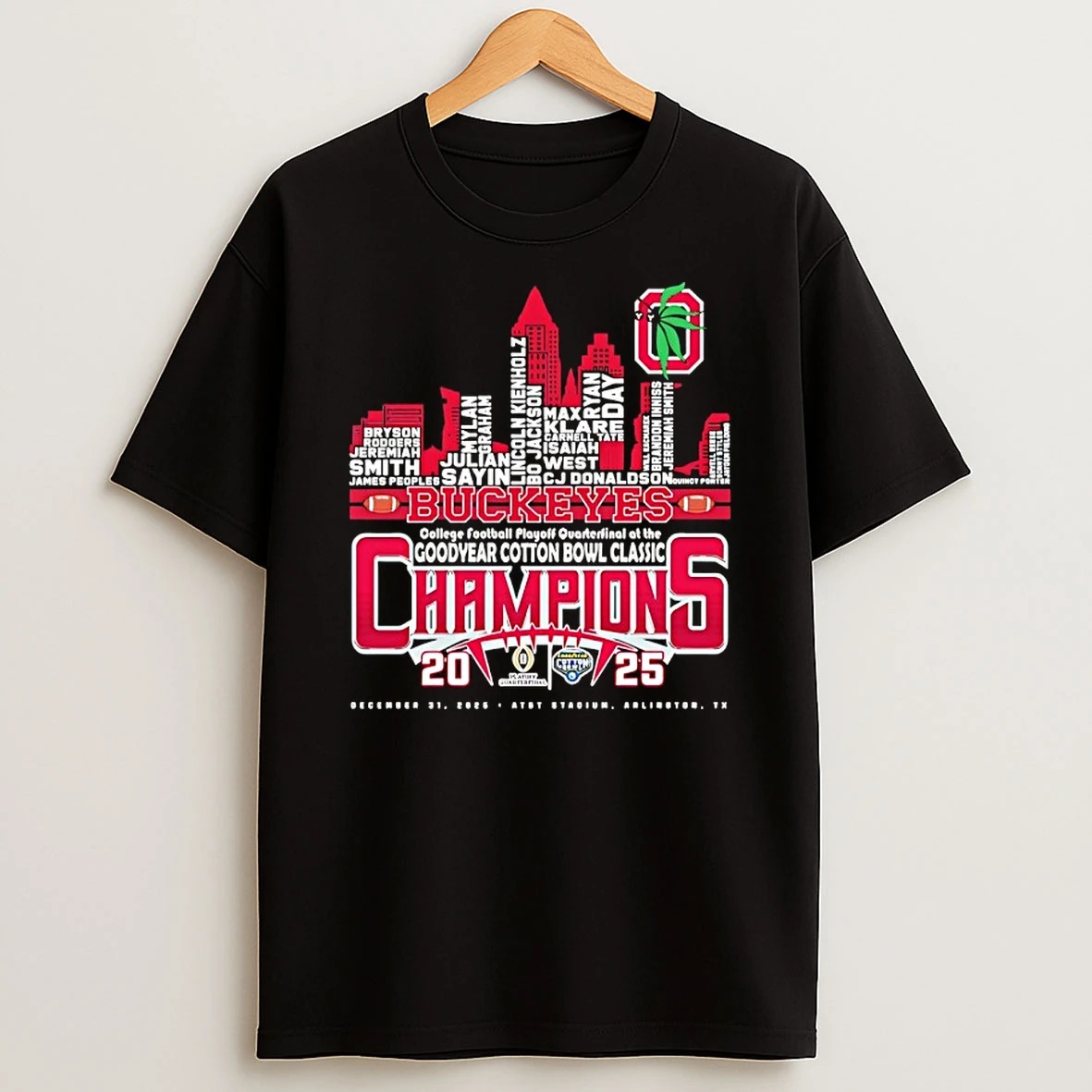 Ohio State Buckeyes College Football Playoff Quarterfinal At The Goodyear Cotton Bowl Classic T Shirt