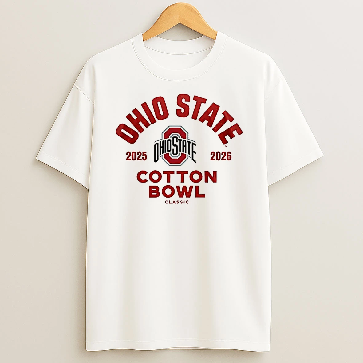 Ohio State Buckeyes Ncaa 2025 2026 Cotton Bowl Classic Logo T Shirt
