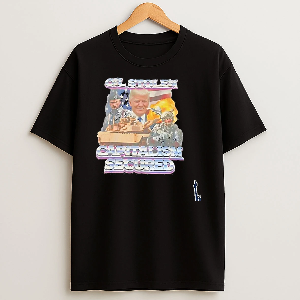 Oil Stolen Capitalism Secured T Shirt